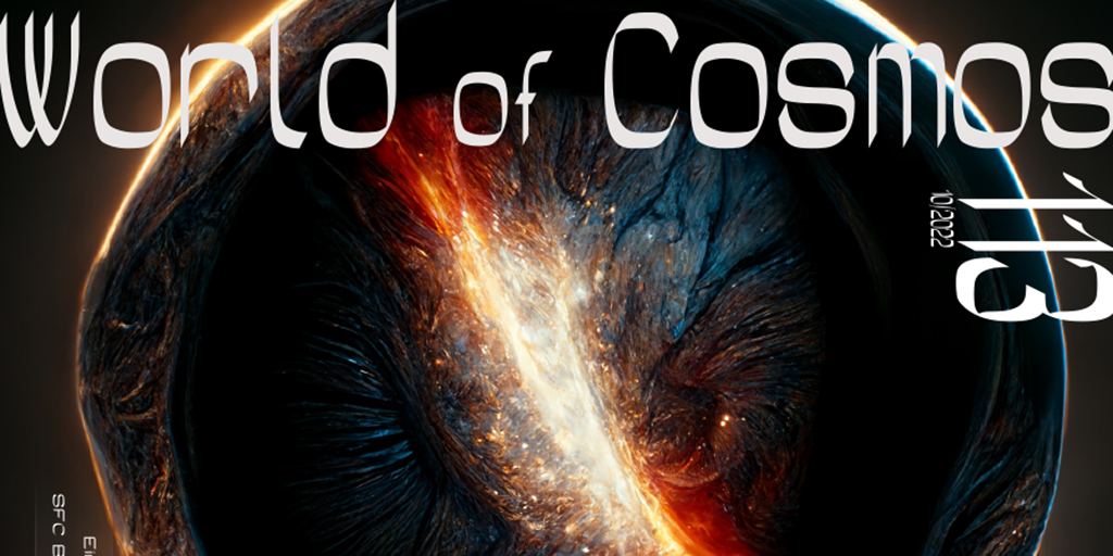 Titel-Teaser für World of Cosmos 113 | Bild erstellt mit der Midjourney KI